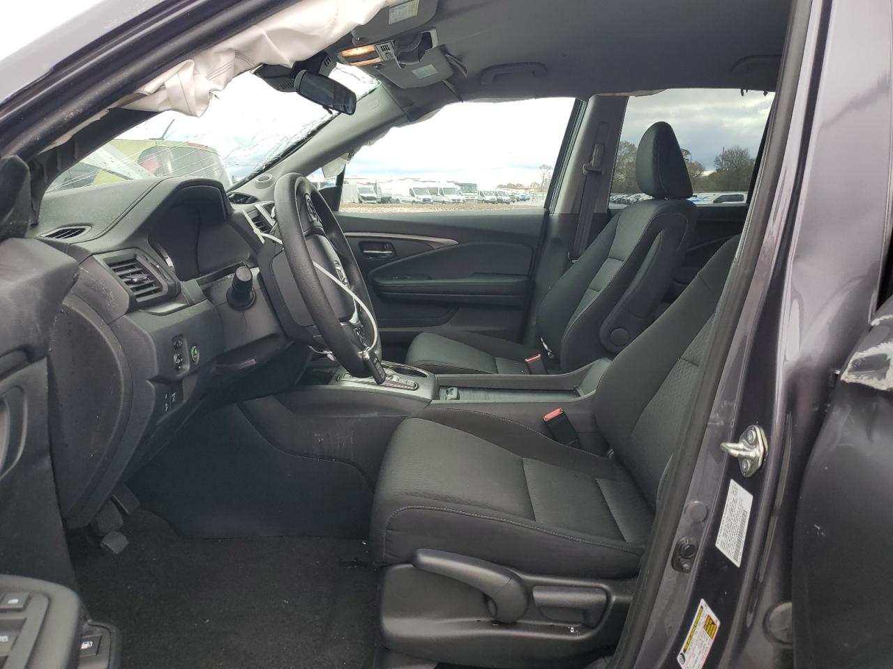 2020 Honda Ridgeline VIN 5FPYK2F11LB000823 Copart auction photo, rollover damage thumbnail 7