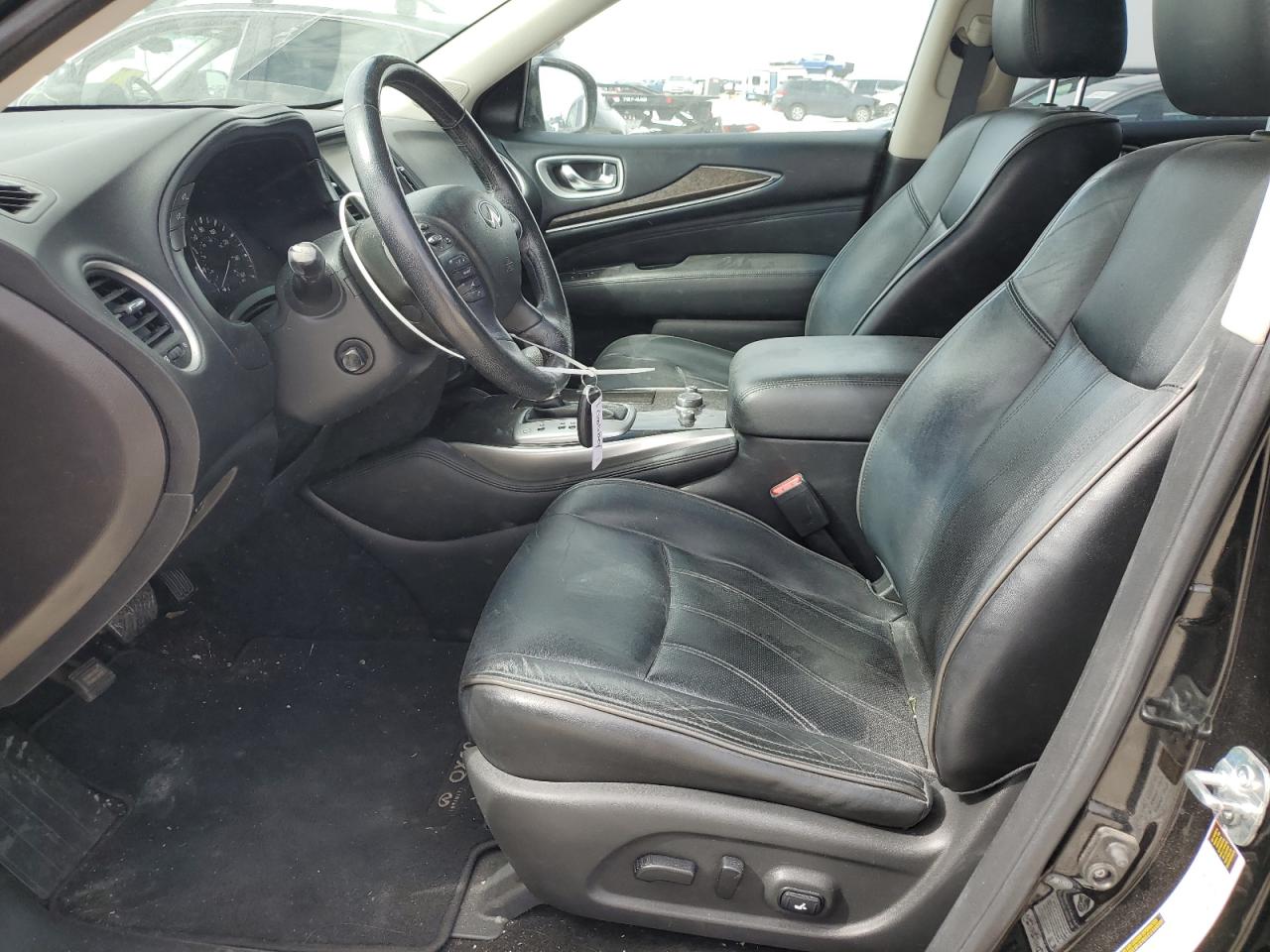2015 Infiniti QX60 VIN 5N1AL0MN9FC538863 Copart auction photo, front end / side damage thumbnail 7