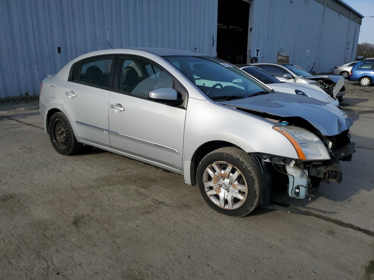 2011 Nissan Sentra VIN 3N1AB6AP7BL665726 Copart auction photo, front end damage thumbnail 4