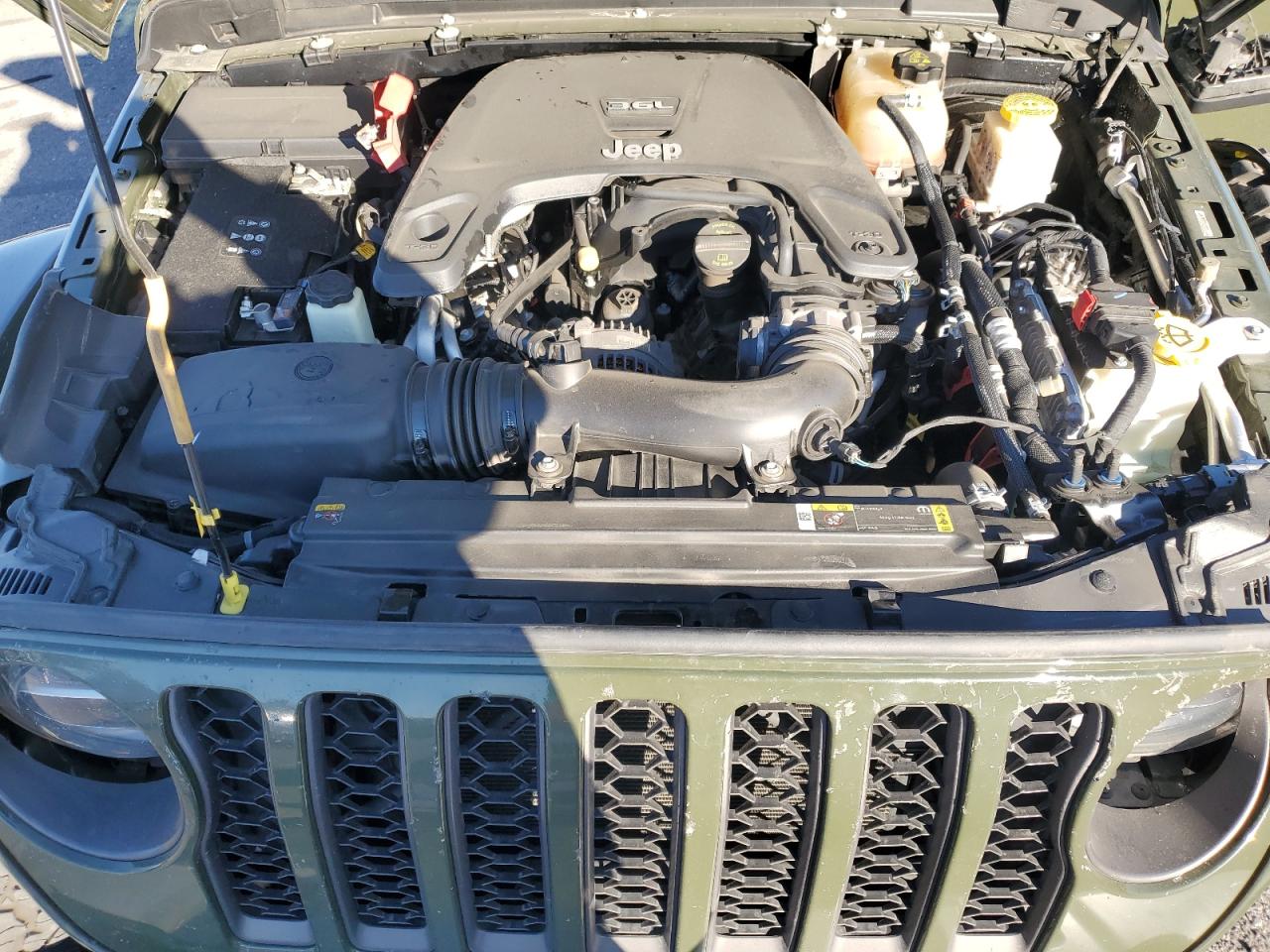 2021 Jeep Gladiator VIN 1C6JJTBG0ML564109 Copart auction photo, all over damage thumbnail 12