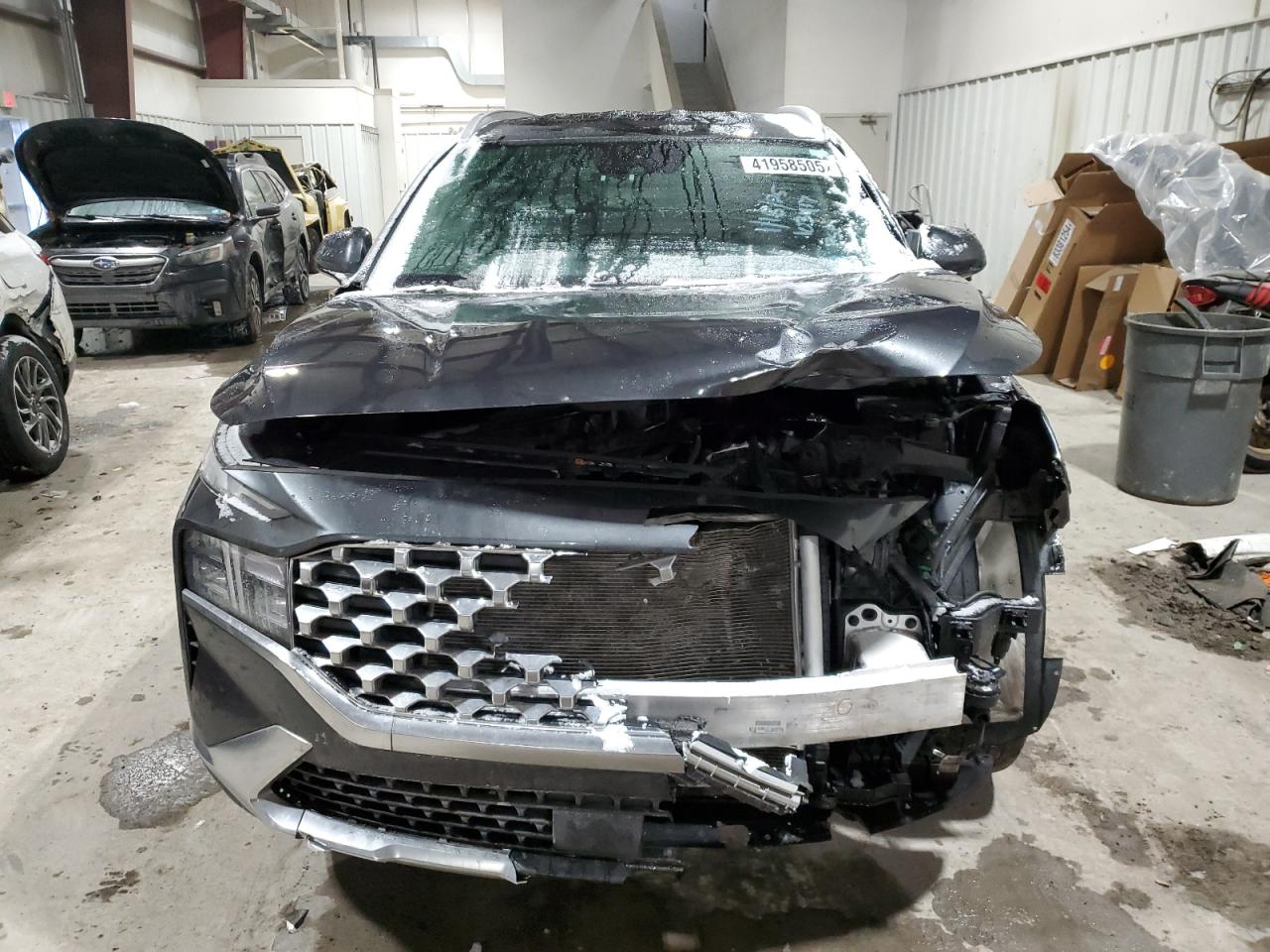 2022 Hyundai Santa Fe VIN 5NMS2DAJ7NH429757 Copart auction photo, front end damage thumbnail 5