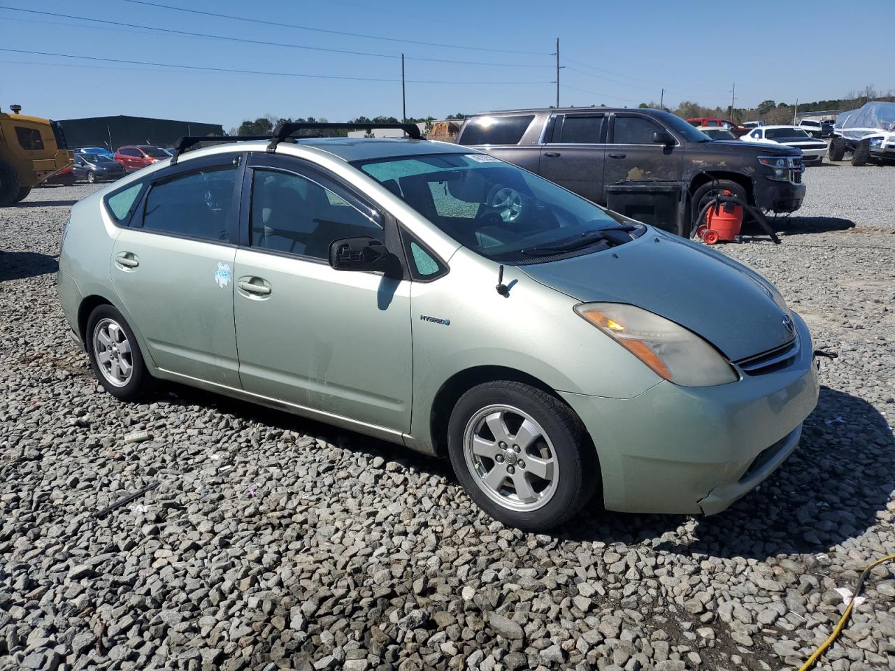 2008 Toyota Prius VIN JTDKB20U383409069 Copart auction photo, front end / side damage thumbnail 4