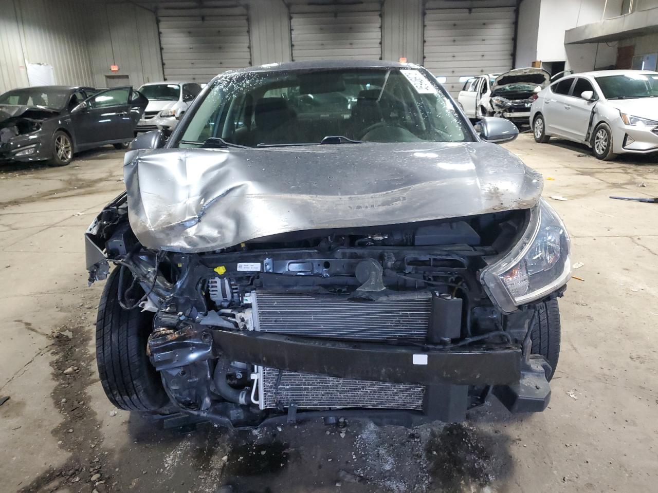 2019 KIA Rio VIN 3KPA24ABXKE214591 Copart auction photo, front end damage thumbnail 5