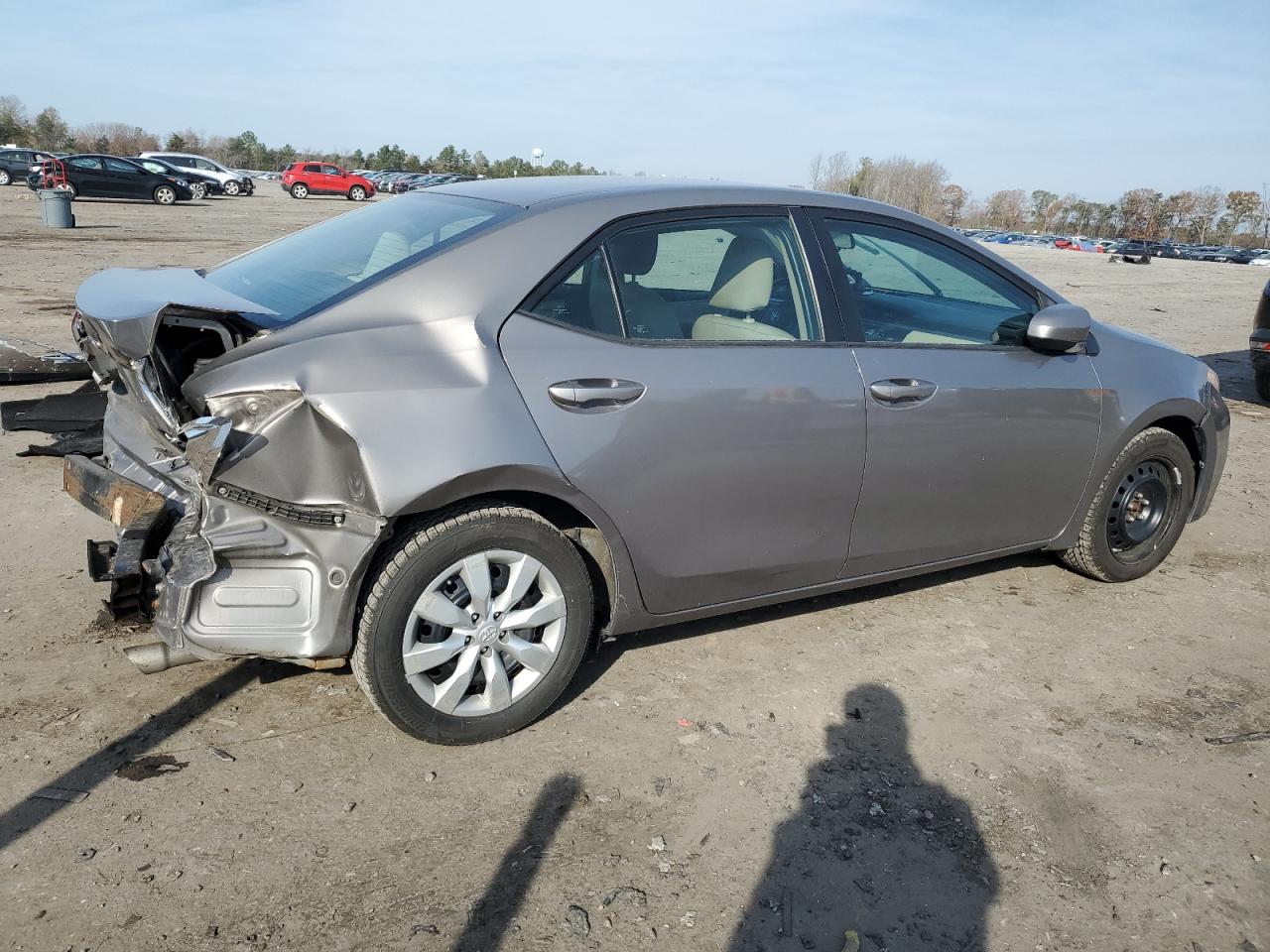 2016 Toyota Corolla VIN 2T1BURHE1GC546422 Copart auction photo, rear end damage thumbnail 3