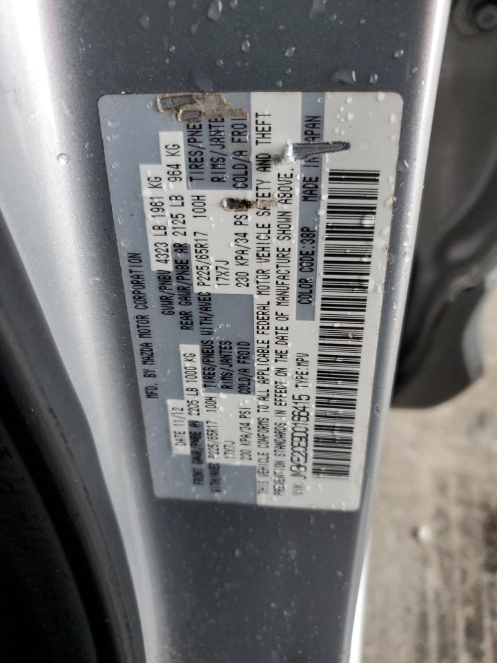 2013 Mazda CX-5 VIN JM3KE2CE9D0166415 Copart auction photo, front end / rear end damage thumbnail 15