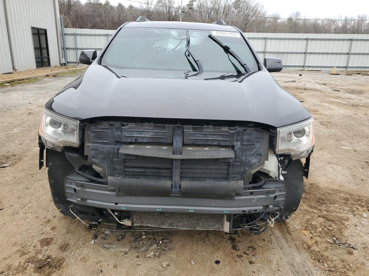 2017 GMC Acadia VIN 1GKKNKLA9HZ100460 Copart auction photo, burn / front end damage thumbnail 5