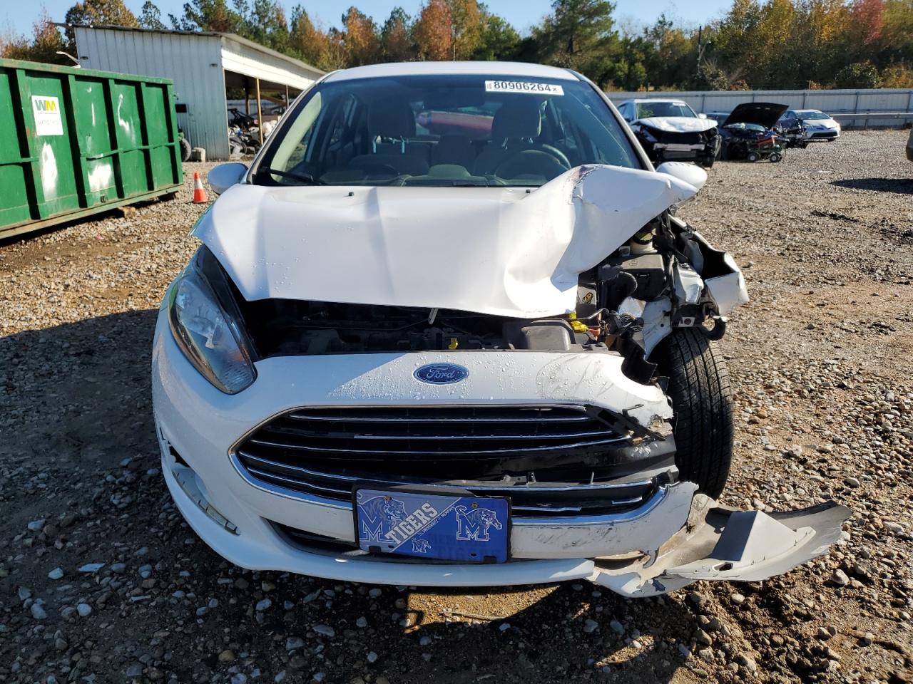 2018 Ford Fiesta VIN 3FADP4EJ3JM145009 Copart auction photo, front end damage thumbnail 5