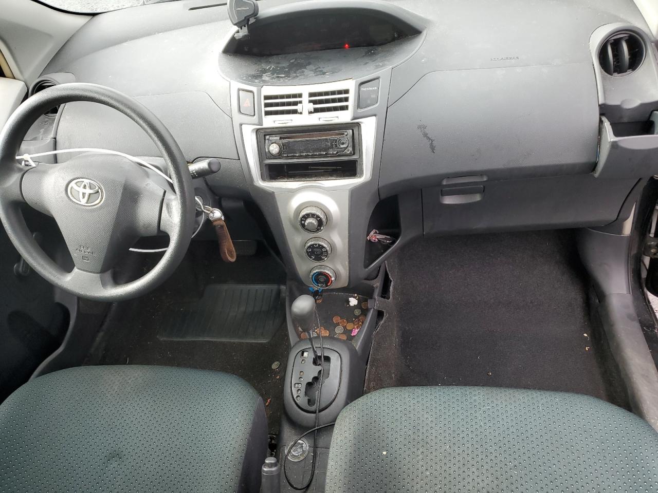 2008 Toyota Yaris VIN JTDJT923285199302 Copart auction photo, rear end / front end damage thumbnail 8