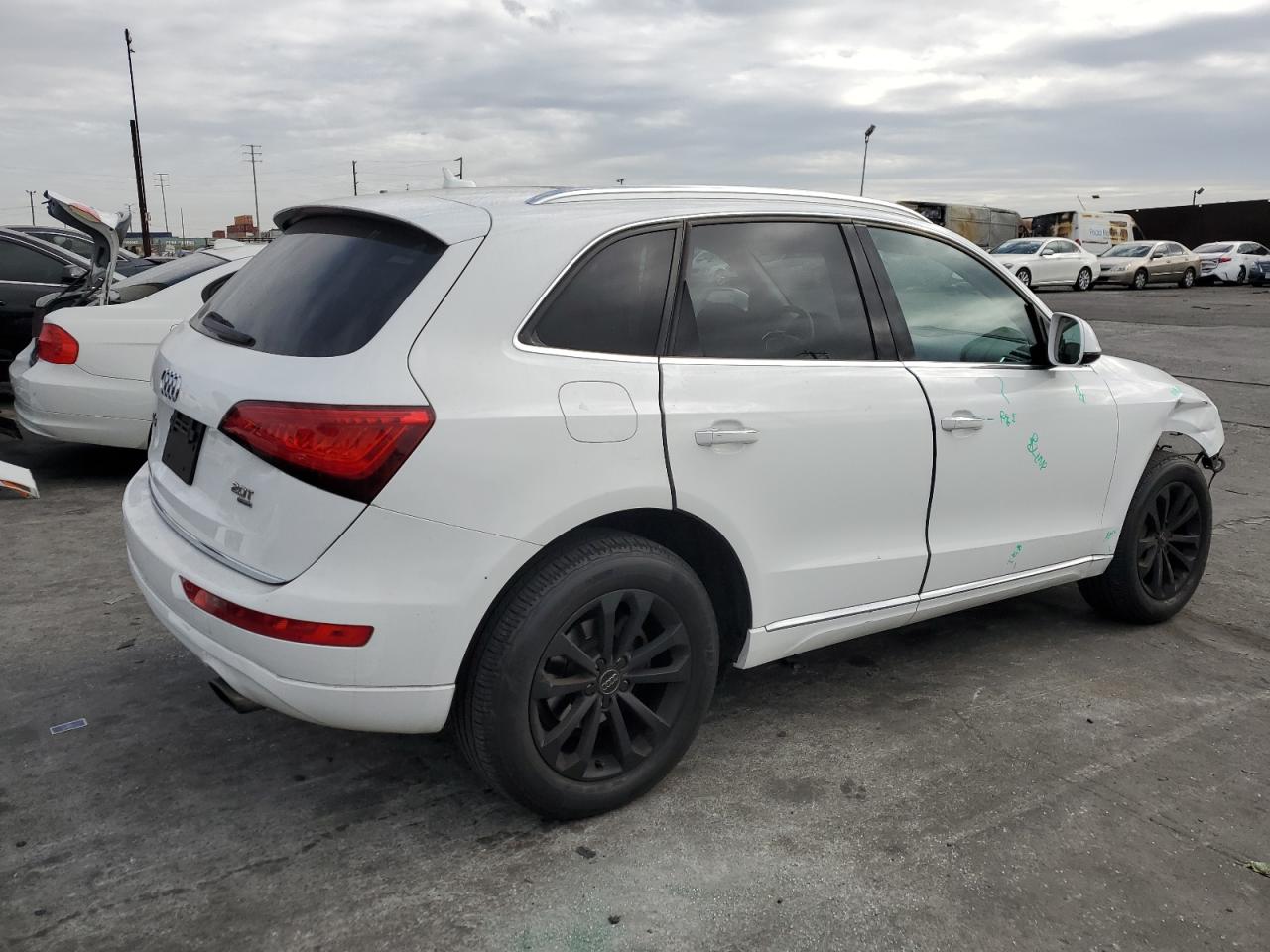 2015 Audi Q5 VIN WA1CFAFP9FA023540 Copart auction photo, all over damage thumbnail 3