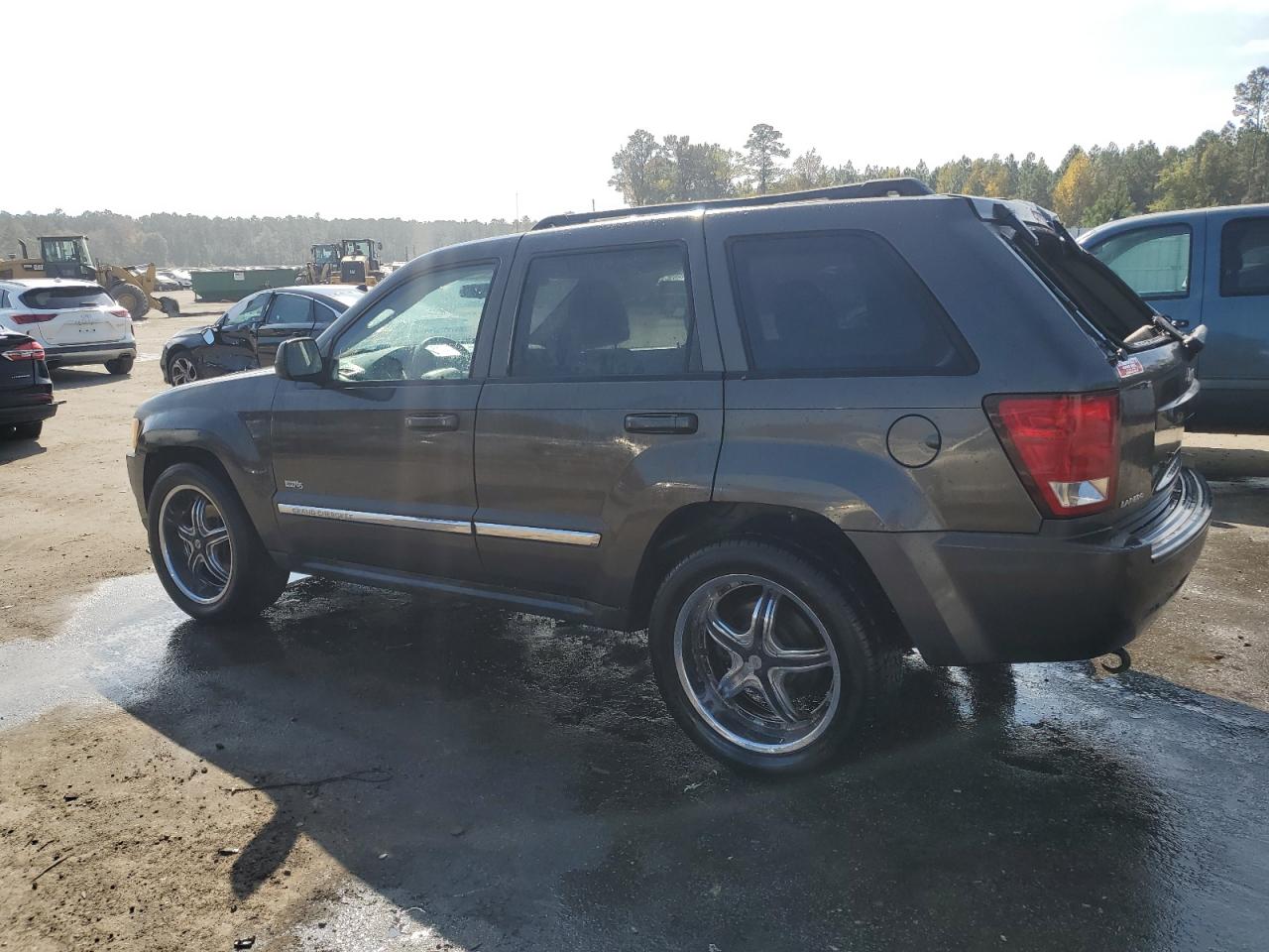 2006 Jeep Grand Cherokee VIN 1J4HS48N96C357909 Copart auction photo, top/roof / rear end damage thumbnail 2