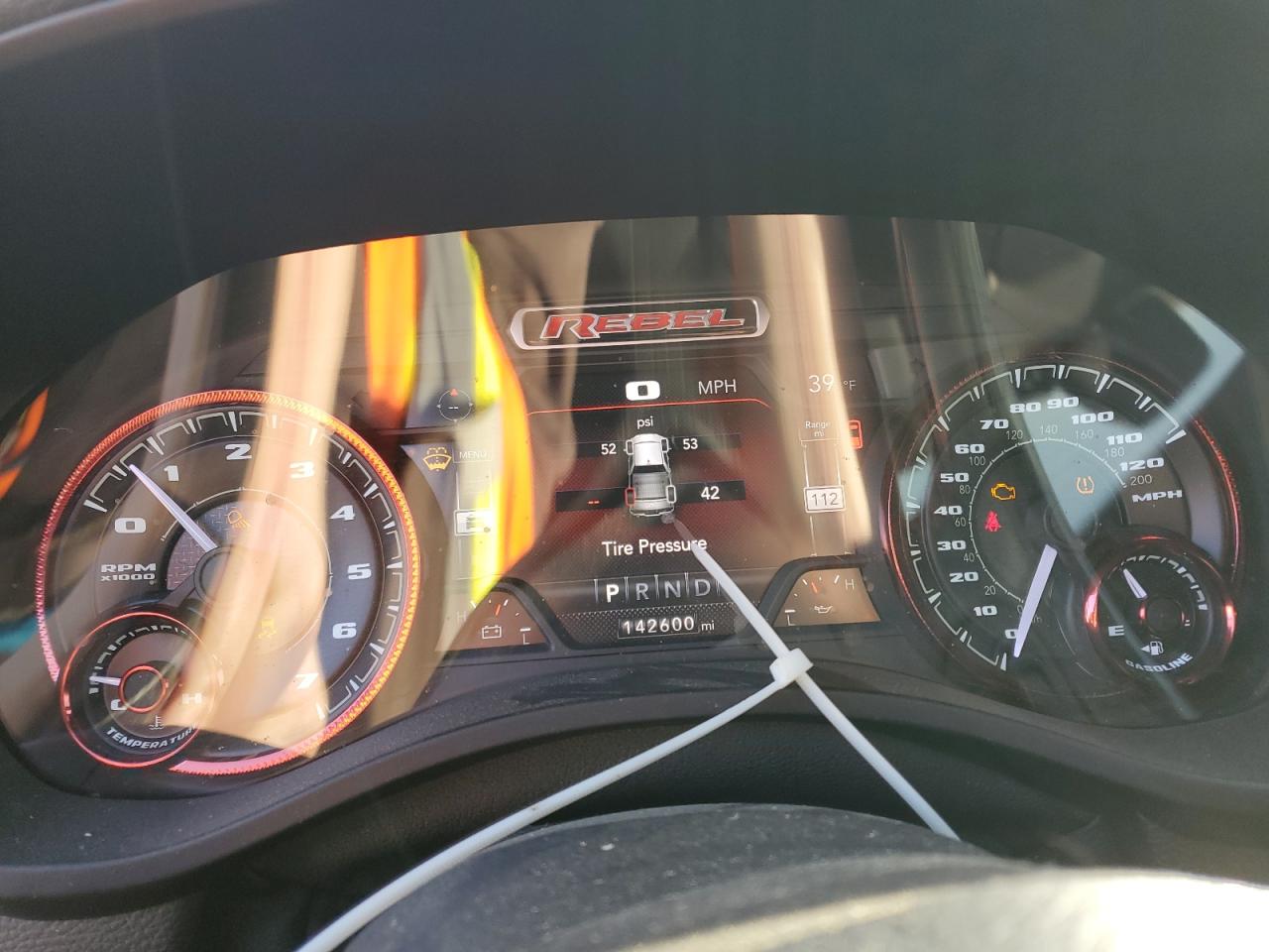 2019 RAM 1500 VIN 1C6SRFLT5KN704067 Copart auction photo, all over damage thumbnail 9