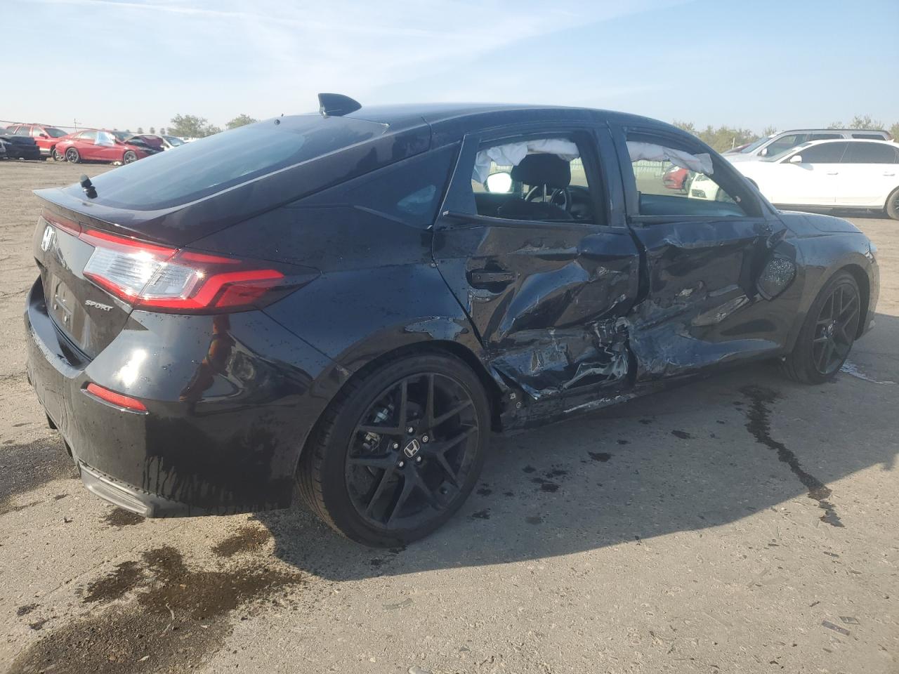 2024 Honda Civic VIN 19XFL2H89RE008643 Copart auction photo, side damage thumbnail 3