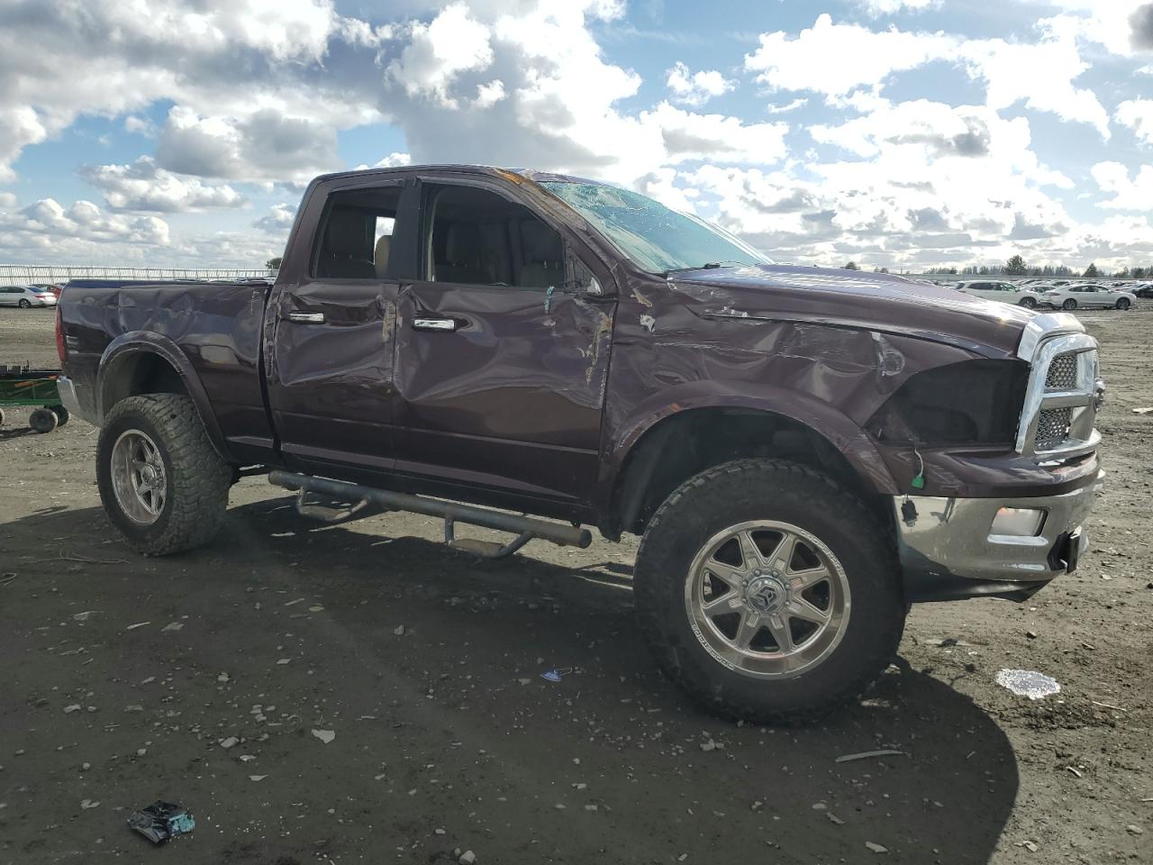 2012 Dodge RAM VIN 1C6RD7JT1CS242695 Copart auction photo, all over damage thumbnail 4