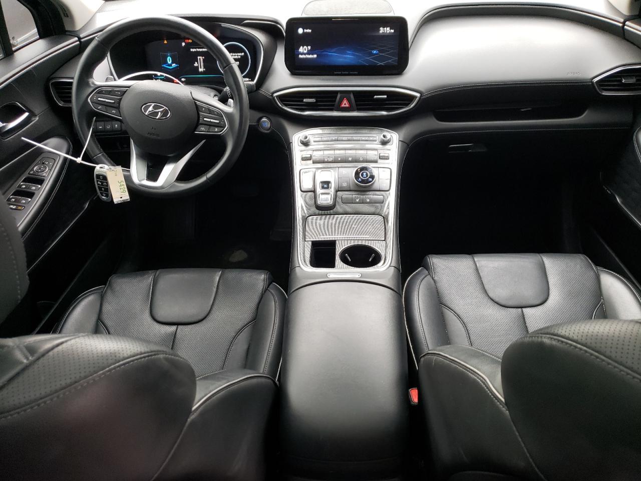 2021 Hyundai Santa Fe VIN KM8S3DA14MU011981 Copart auction photo, front end / hail damage thumbnail 8