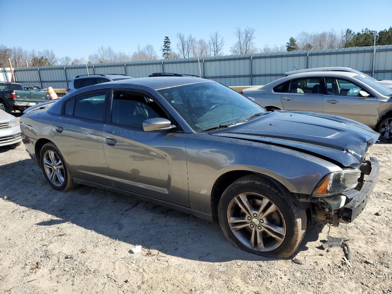2012 Dodge Charger VIN 2C3CDXDT0CH220015 Copart auction photo, front end damage thumbnail 4