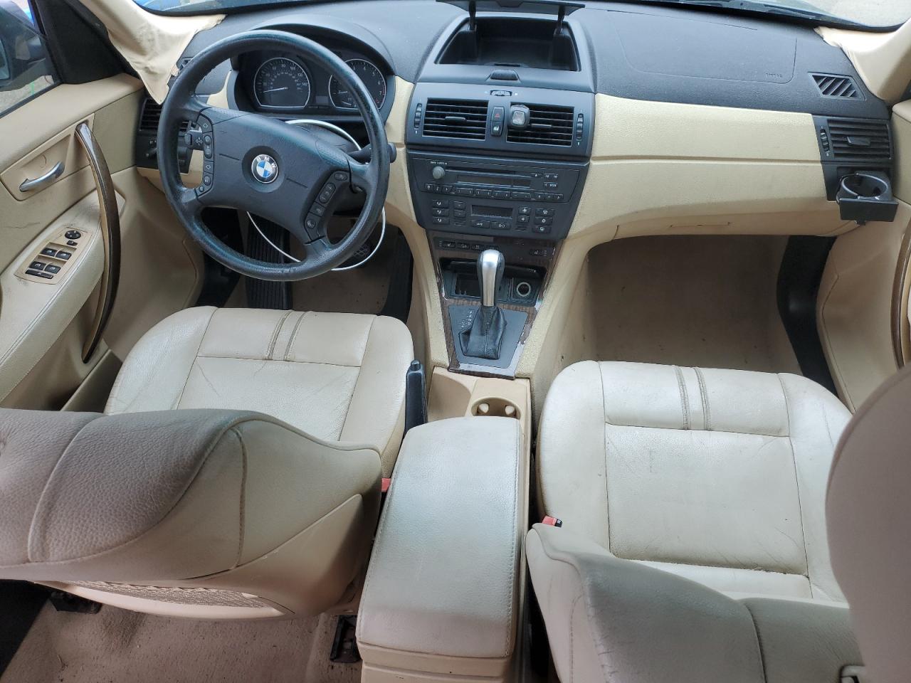 2005 BMW X3 VIN WBXPA934X5WD23870 Copart auction photo, rear end / side damage thumbnail 8