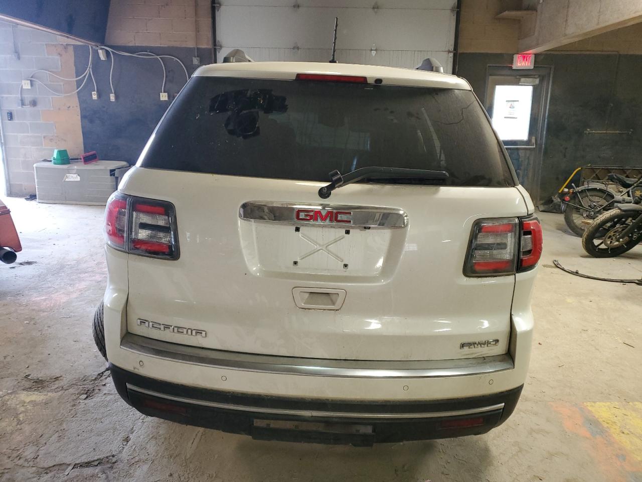 2015 GMC Acadia VIN 1GKKVRKDXFJ173918 Copart auction photo, front end / undercarriage damage thumbnail 6