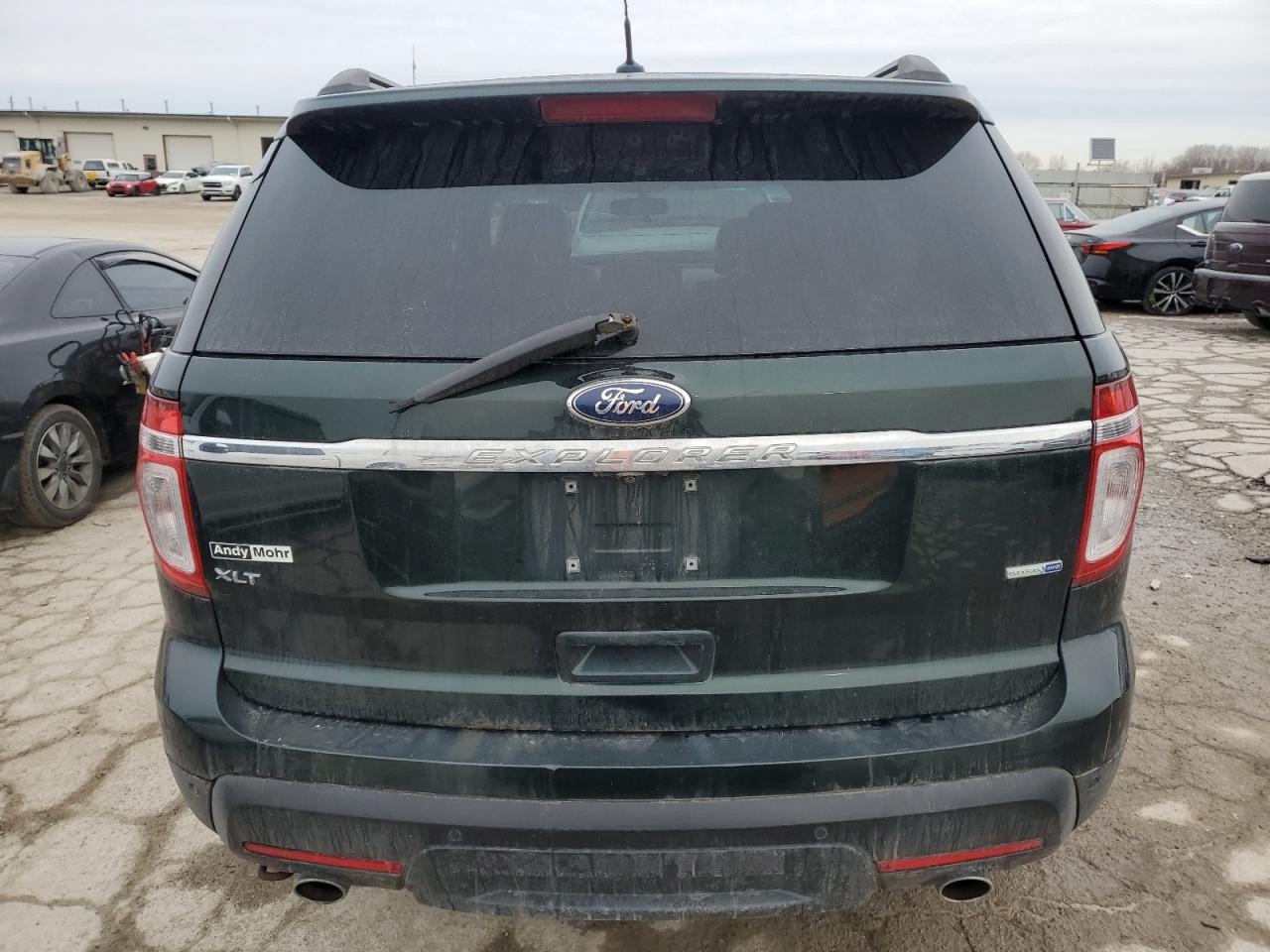 2013 Ford Explorer VIN 1FM5K8D80DGA44796 Copart auction photo, front end / side damage thumbnail 6