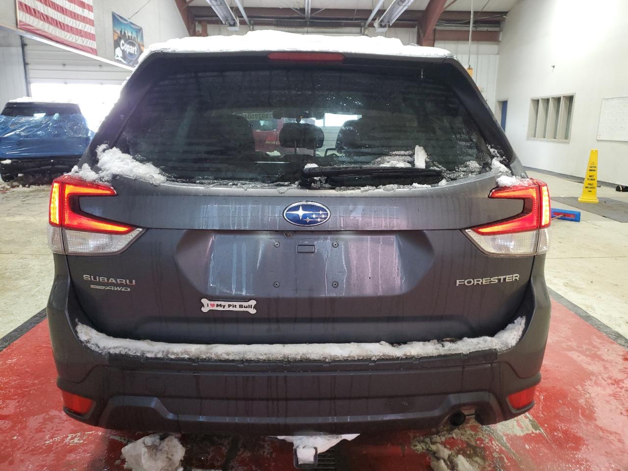 2020 Subaru Forester VIN JF2SKAJC1LH536853 Copart auction photo, side / front end damage thumbnail 6