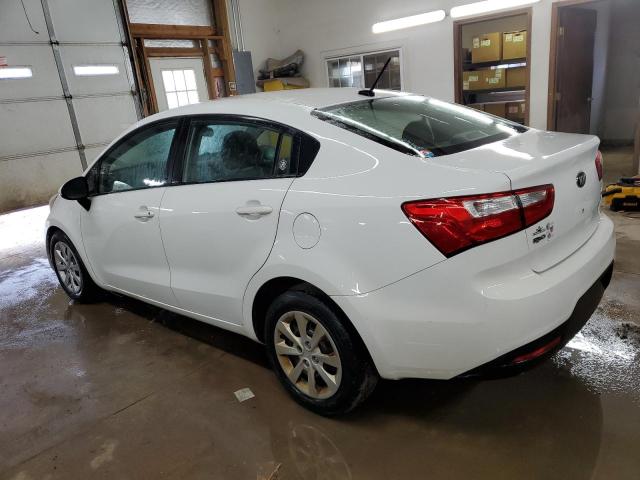 2014 KIA Rio VIN KNADM4A35E6399074 Copart auction photo, normal wear damage thumbnail 2