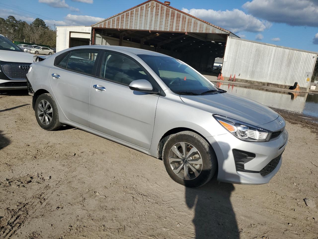 2023 KIA Rio VIN 3KPA24AD3PE573628 Copart auction photo, rear end damage thumbnail 4