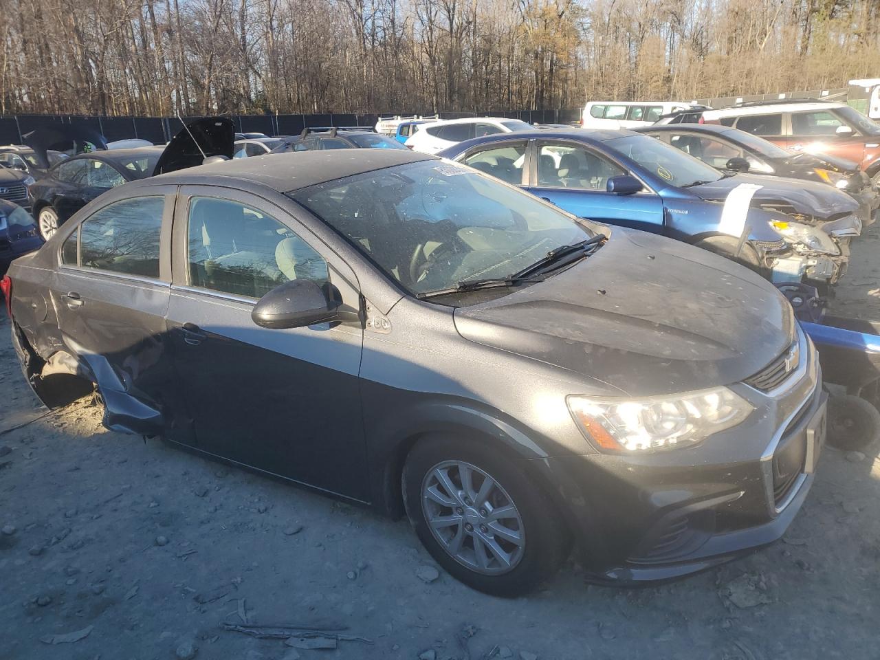 2017 Chevrolet Sonic VIN 1G1JD5SG2H4172527 Copart auction photo, rear end damage thumbnail 4