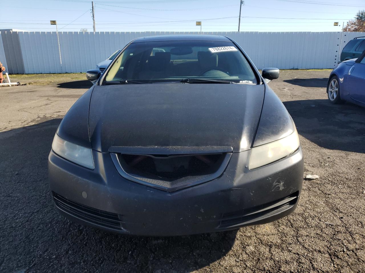 2005 Acura TL VIN 19UUA66225A021624 Copart auction photo, side / front end damage thumbnail 5