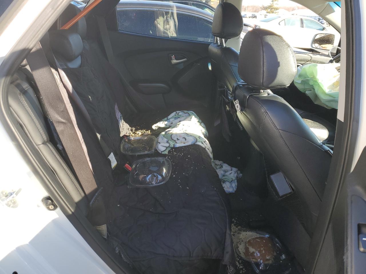 2013 Hyundai Tucson VIN KM8JUCAC7DU603539 Copart auction photo, front end damage thumbnail 10
