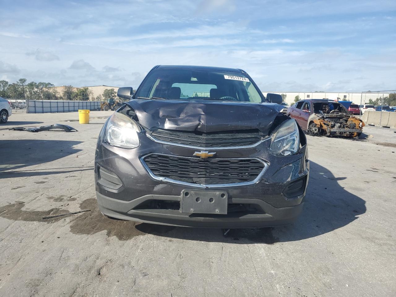 2016 Chevrolet Equinox VIN 2GNFLEEK1G6339030 Copart auction photo, front end / side damage thumbnail 5