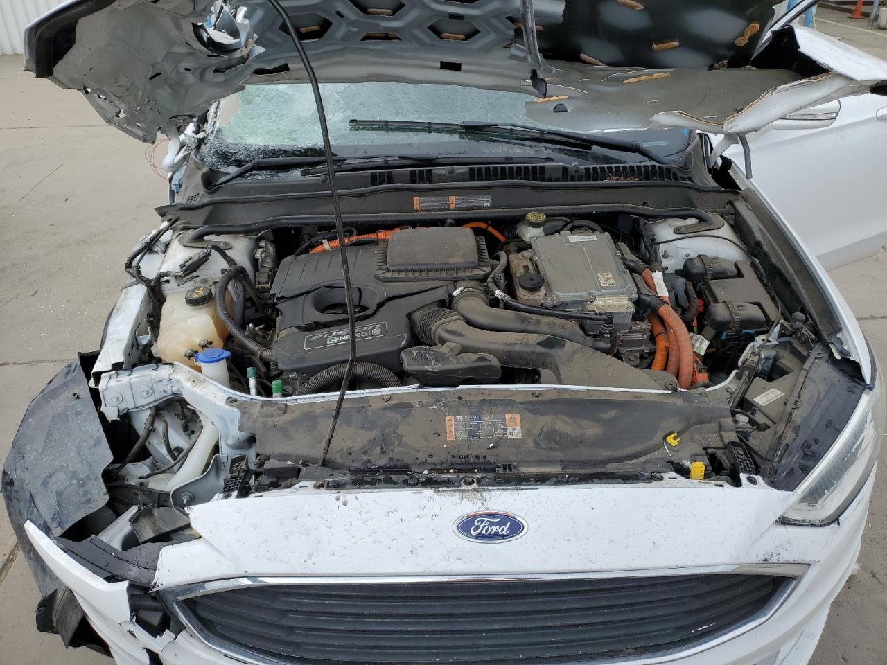 2017 Ford Fusion VIN 3FA6P0SUXHR350470 Copart auction photo, front end / side damage thumbnail 11