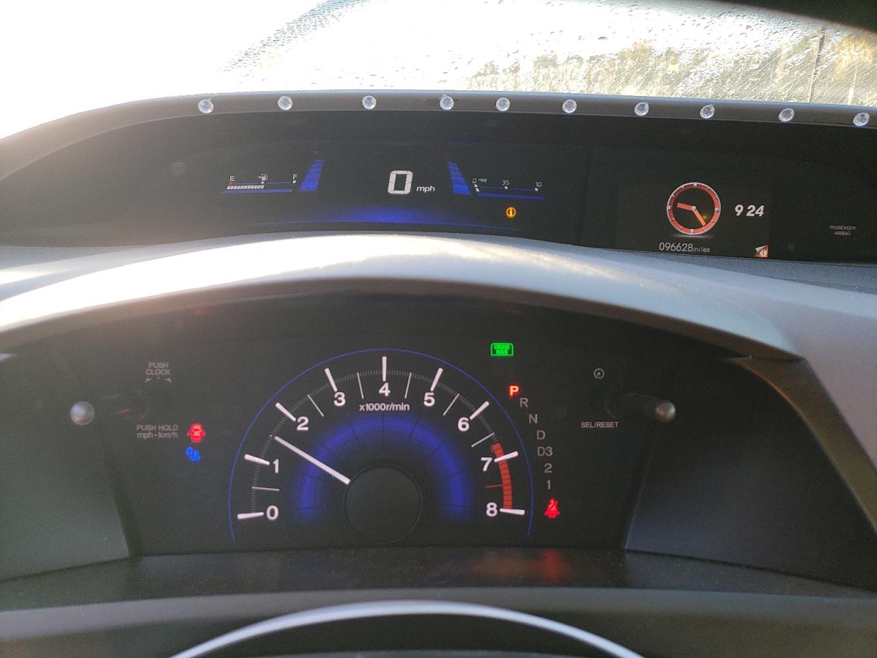 2012 Honda Civic VIN 19XFB2F50CE075795 Copart auction photo, front end / side damage thumbnail 9