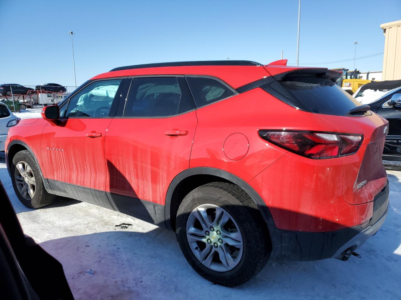 2019 Chevrolet Blazer VIN 3GNKBDRS7KS691786 Copart auction photo, rear end / side damage thumbnail 2