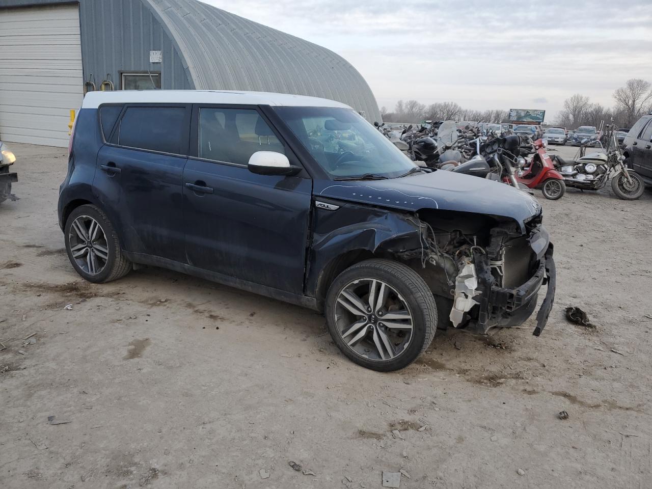 2016 KIA Soul VIN KNDJP3A55G7277854 Copart auction photo, front end damage thumbnail 4