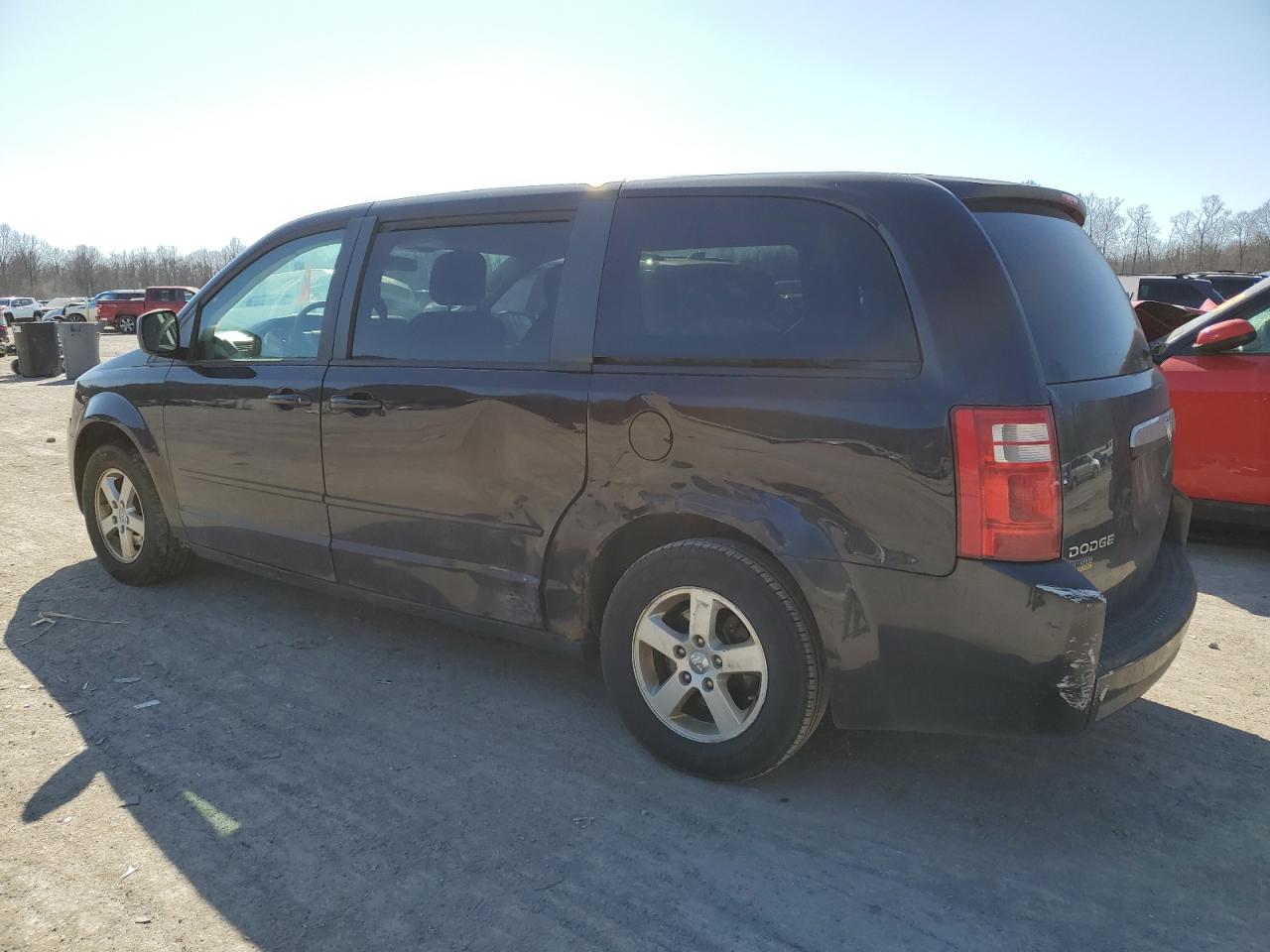 2010 Dodge Caravan VIN 2D4RN4DE9AR347200 Copart auction photo, side / rear end damage thumbnail 2
