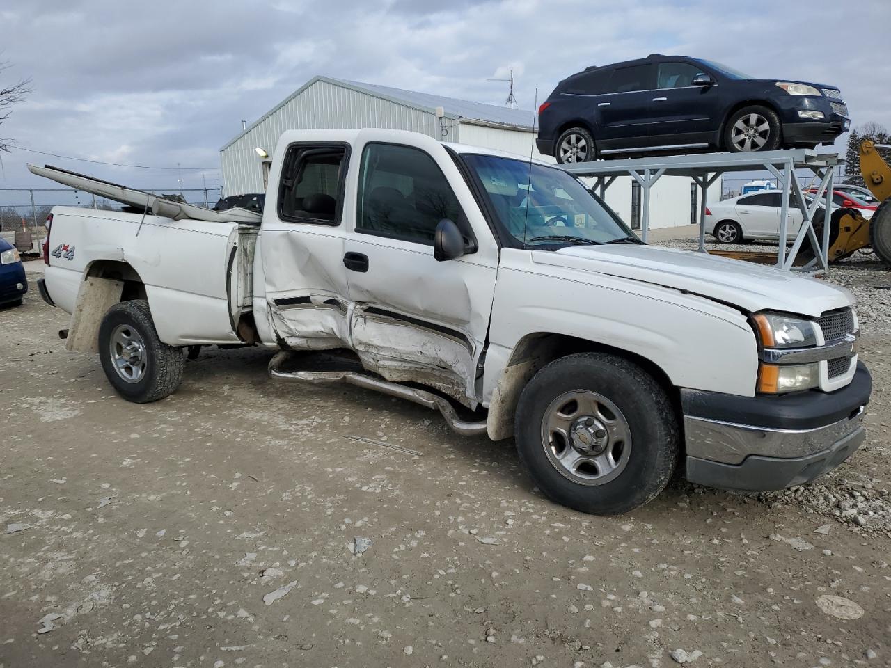2004 Chevrolet Silverado VIN 2GCEK19T341220665 Copart auction photo, all over damage thumbnail 4