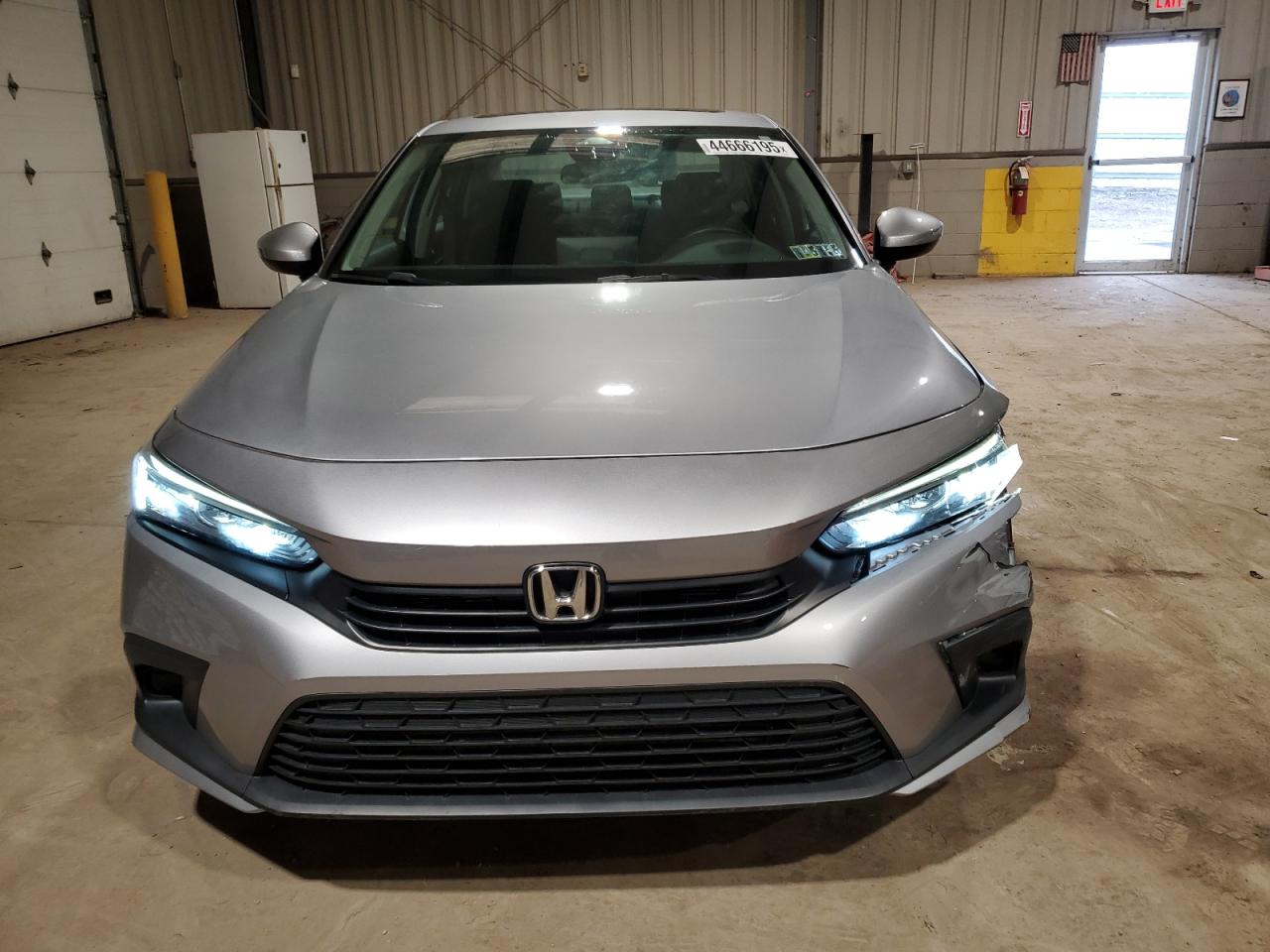2022 Honda Civic VIN 2HGFE1F73NH314008 Copart auction photo, side / front end damage thumbnail 5