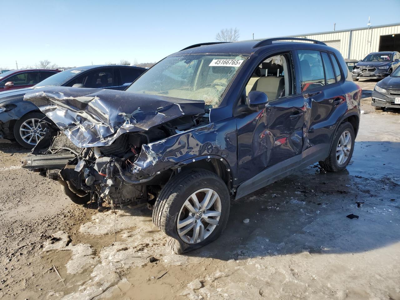 2016 Volkswagen Tiguan VIN WVGBV7AX8GW602212