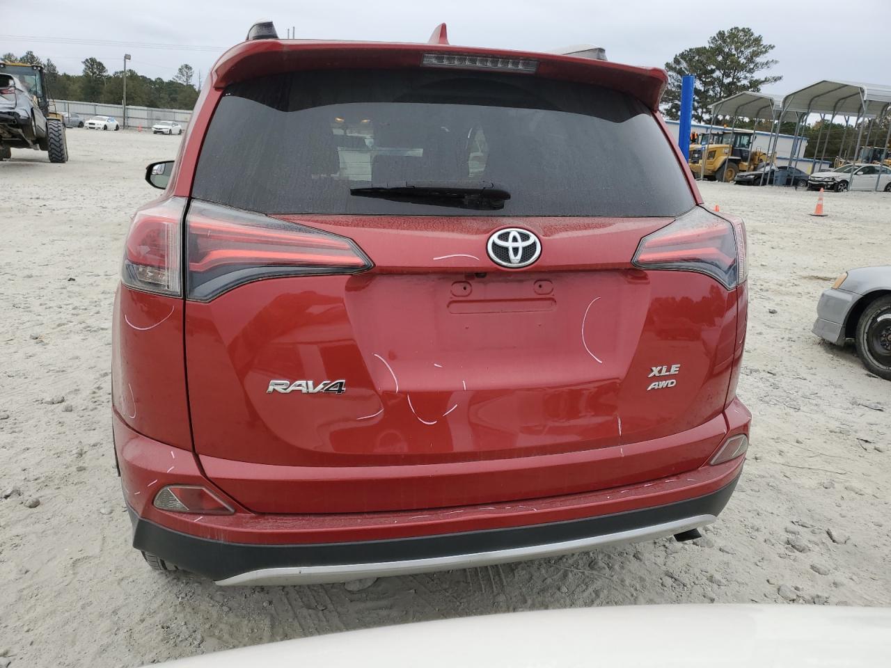 2016 Toyota RAV 4 VIN JTMRFREV6GJ056186 Copart auction photo, front end / side damage thumbnail 6