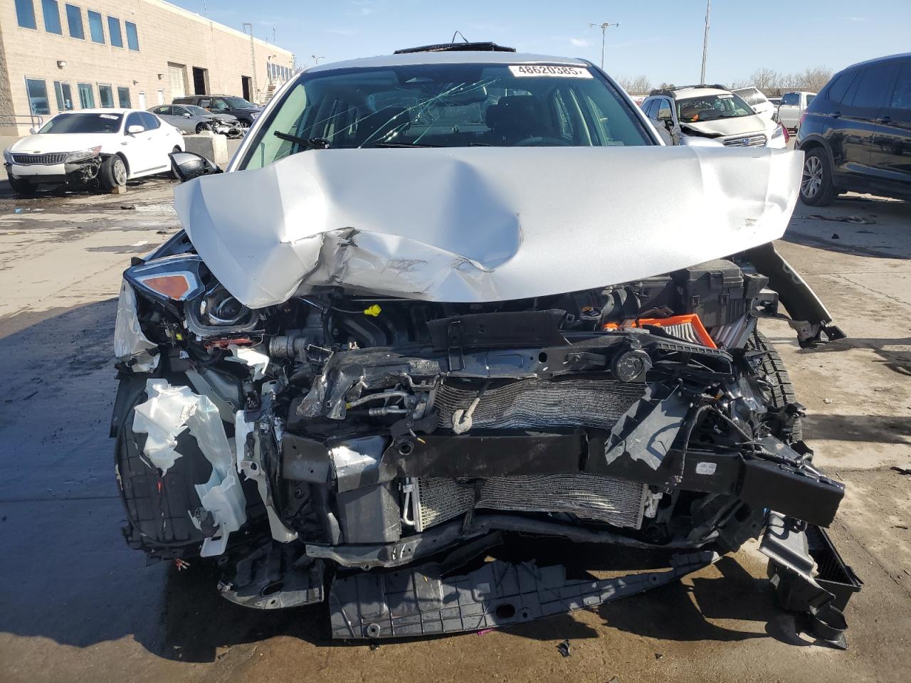 2022 KIA Rio VIN 3KPA24AD8NE432065 Copart auction photo, front end / side damage thumbnail 5