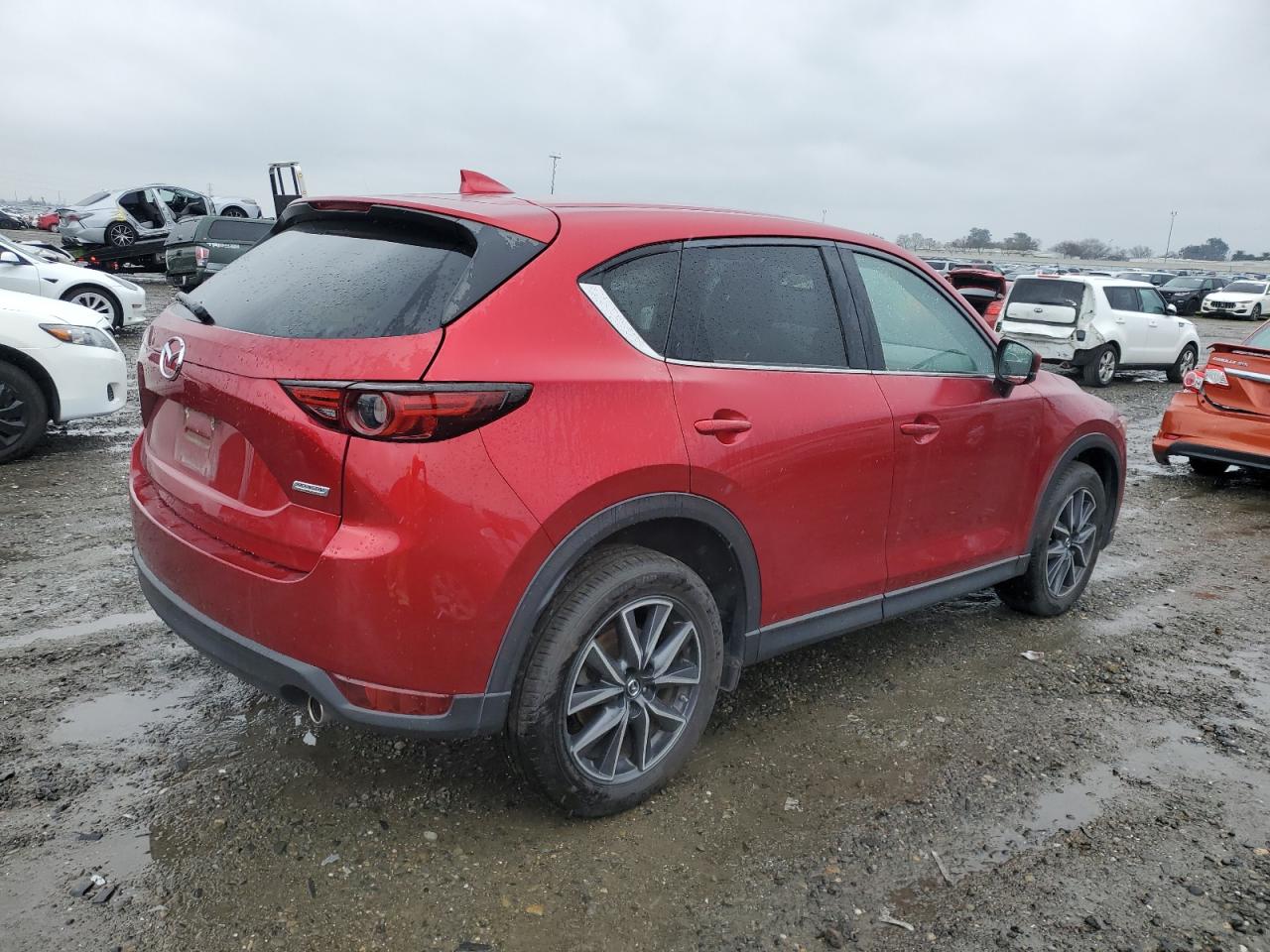 2017 Mazda CX-5 VIN JM3KFBDL4H0104839 Copart auction photo, rollover damage thumbnail 3