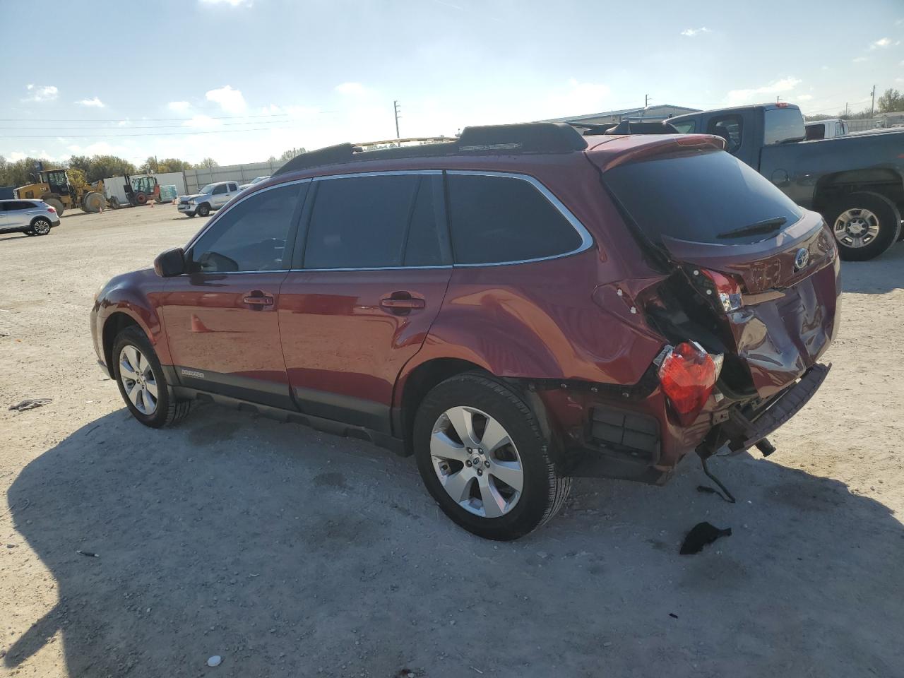 2011 Subaru Outback VIN 4S4BRCKC9B3437211 Copart auction photo, rear end / front end damage thumbnail 2