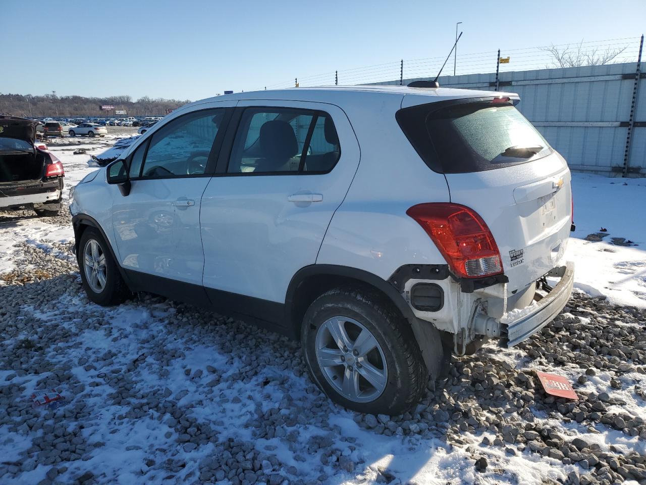 2020 Chevrolet Trax VIN KL7CJKSB8LB091397 Copart auction photo, front end / rear end damage thumbnail 2