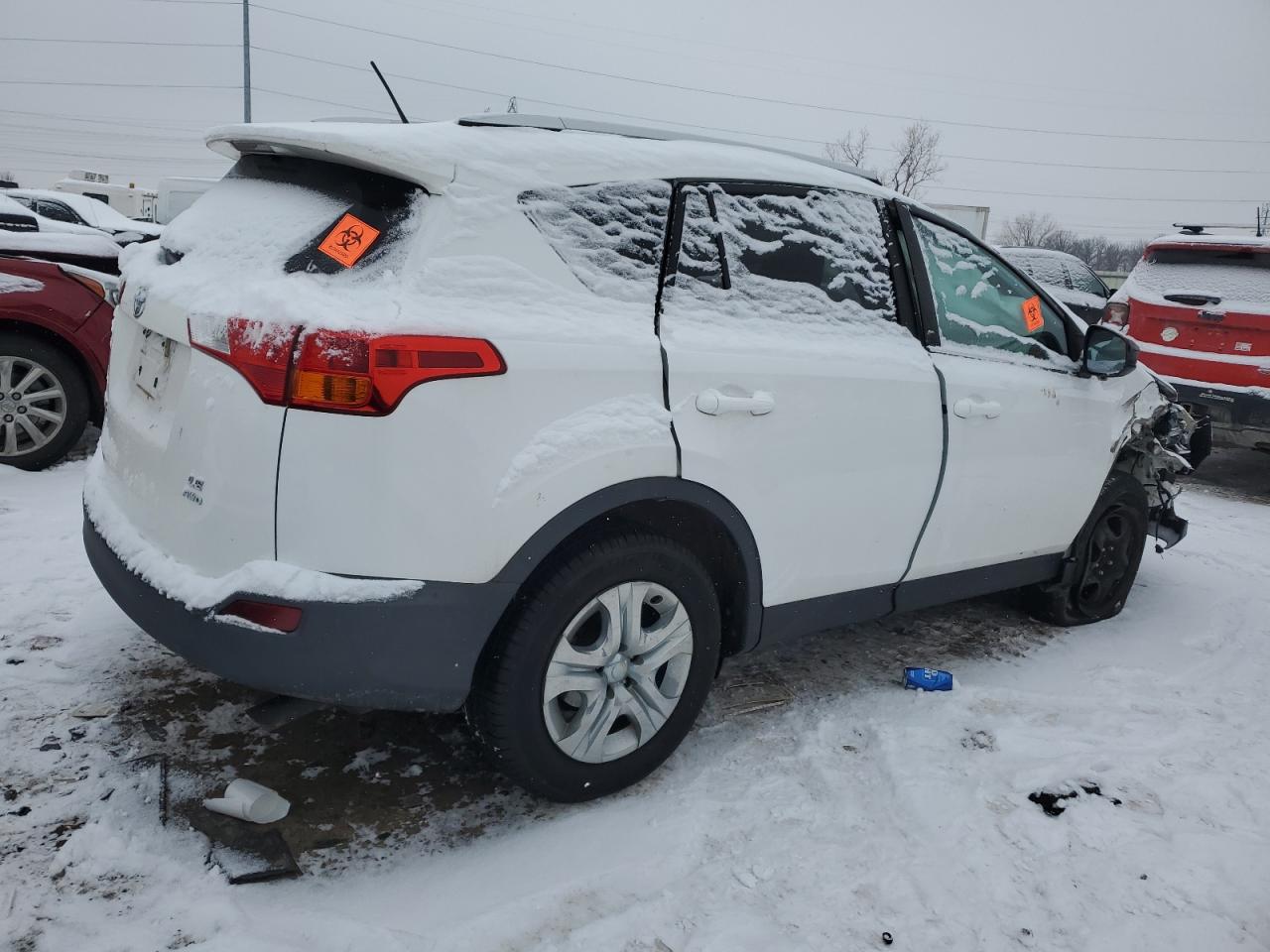 2014 Toyota RAV 4 VIN 2T3BFREV8EW158931 Copart auction photo, rollover / front end damage thumbnail 3