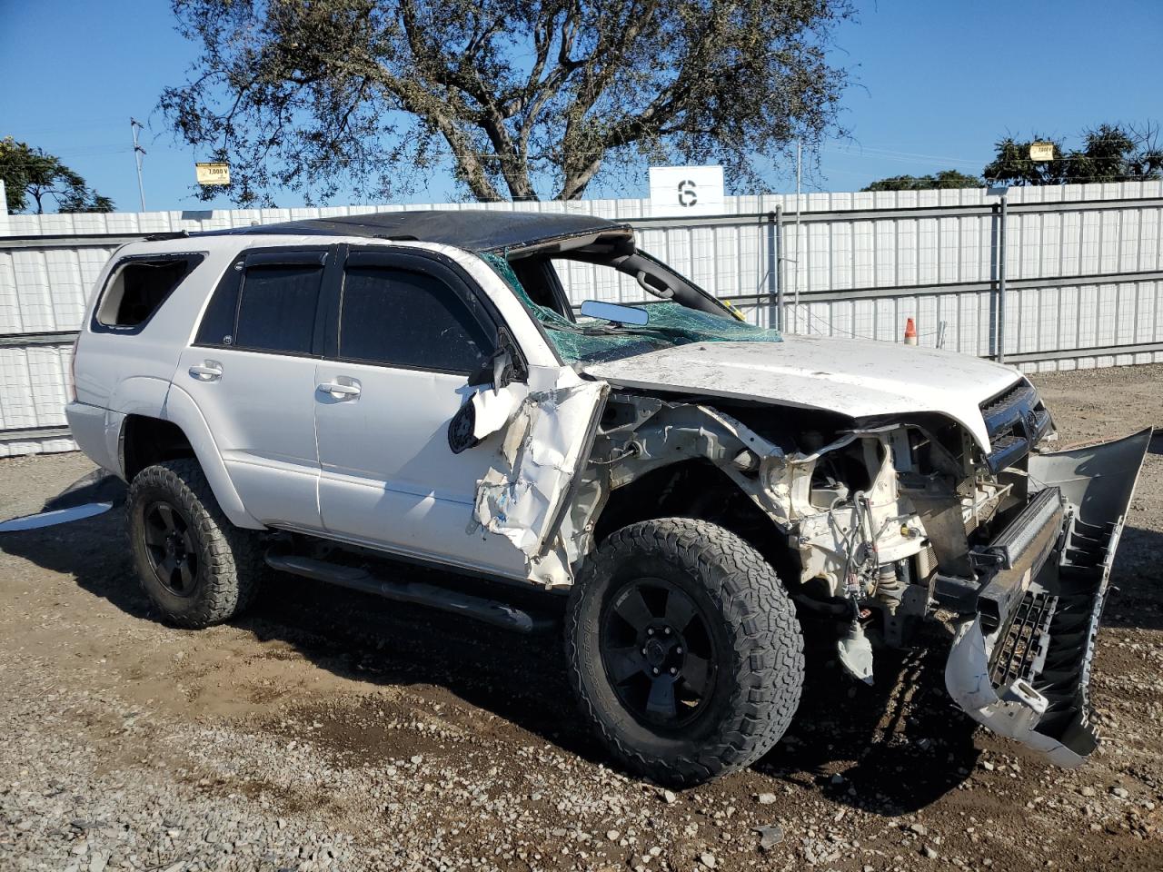 2005 Toyota 4Runner VIN JTEBU14R058046038 Copart auction photo, rollover damage thumbnail 4