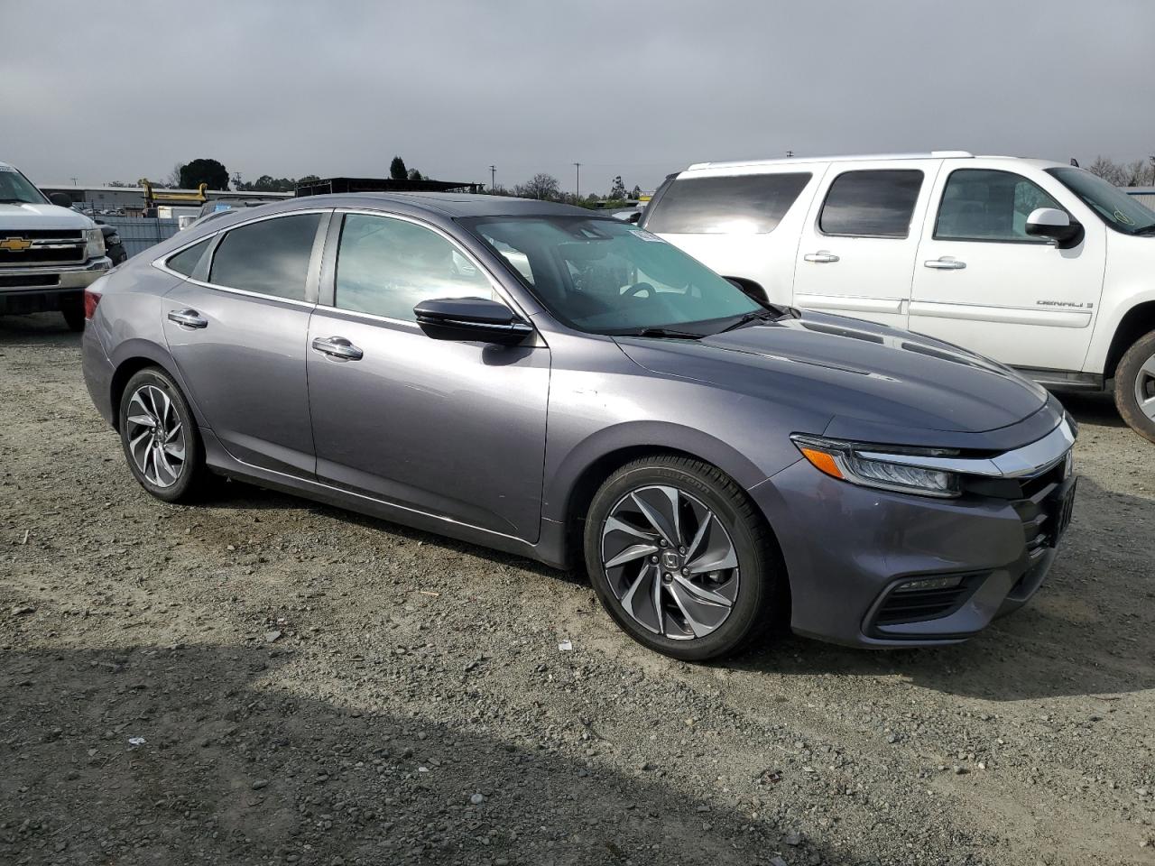 2022 Honda Insight VIN 19XZE4F91NE013697 Copart auction photo, side / rear end damage thumbnail 4