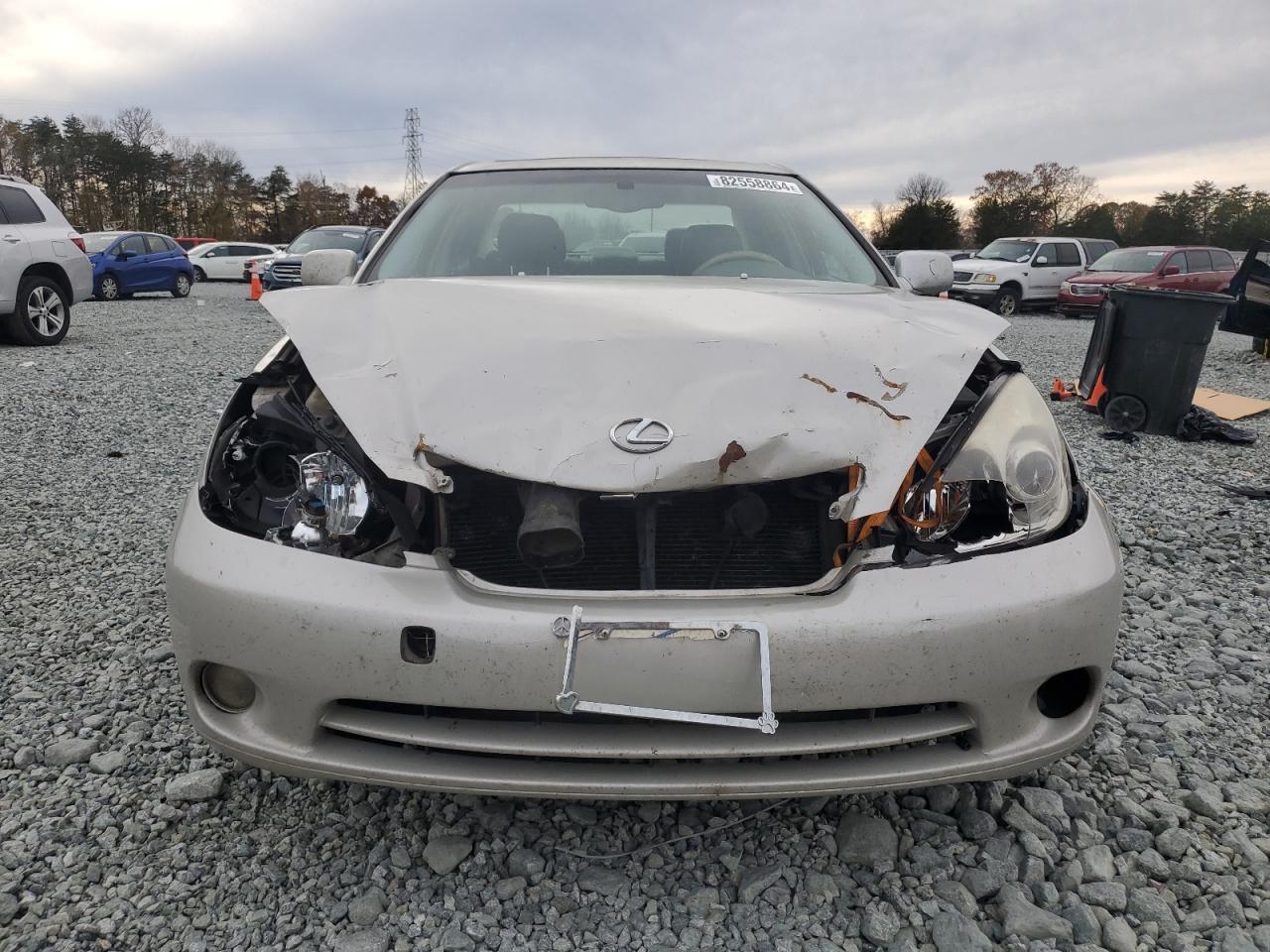 2005 Lexus ES VIN JTHBA30G155142273 Copart auction photo, front end / rear end damage thumbnail 5