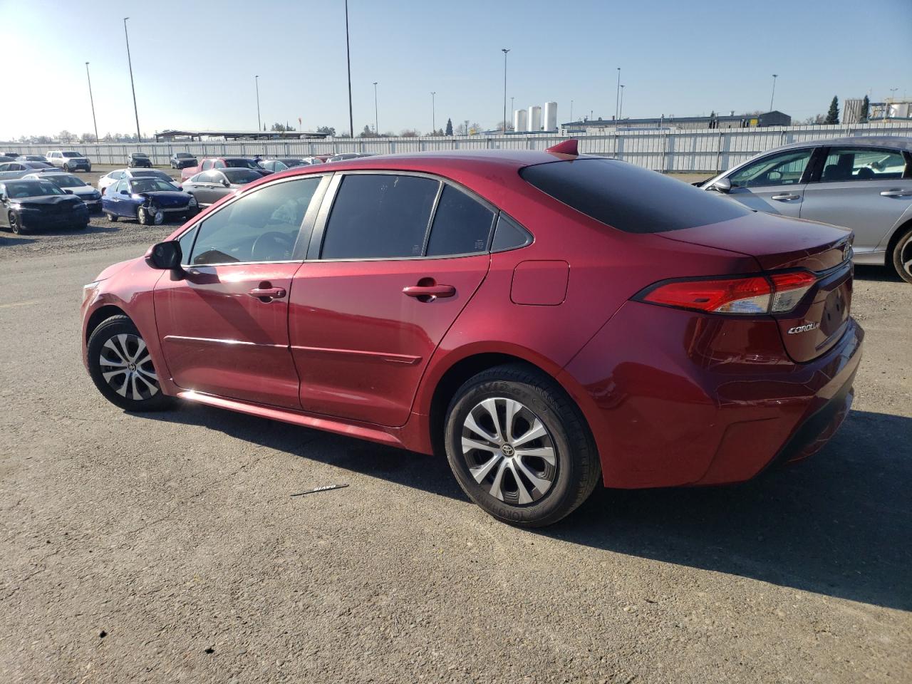 2022 Toyota Corolla VIN JTDEAMDE4NJ047162 Copart auction photo, all over damage thumbnail 2