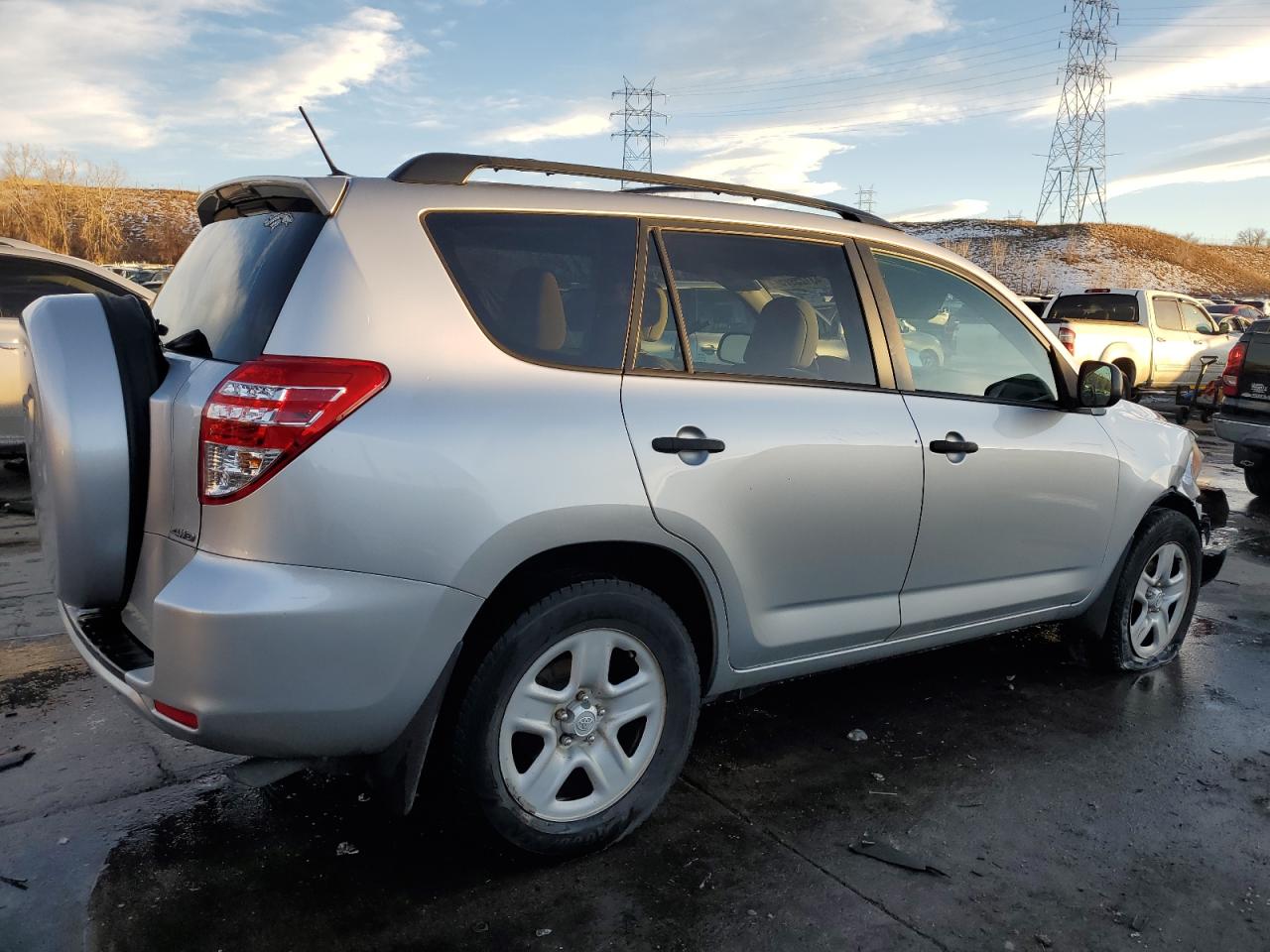 2012 Toyota RAV 4 VIN 2T3BK4DV6CW089072 Copart auction photo, front end / hail damage thumbnail 3