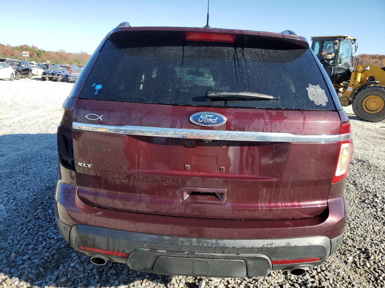 2011 Ford Explorer VIN 1FMHK7D80BGA78435 Copart auction photo, side / rear end damage thumbnail 6