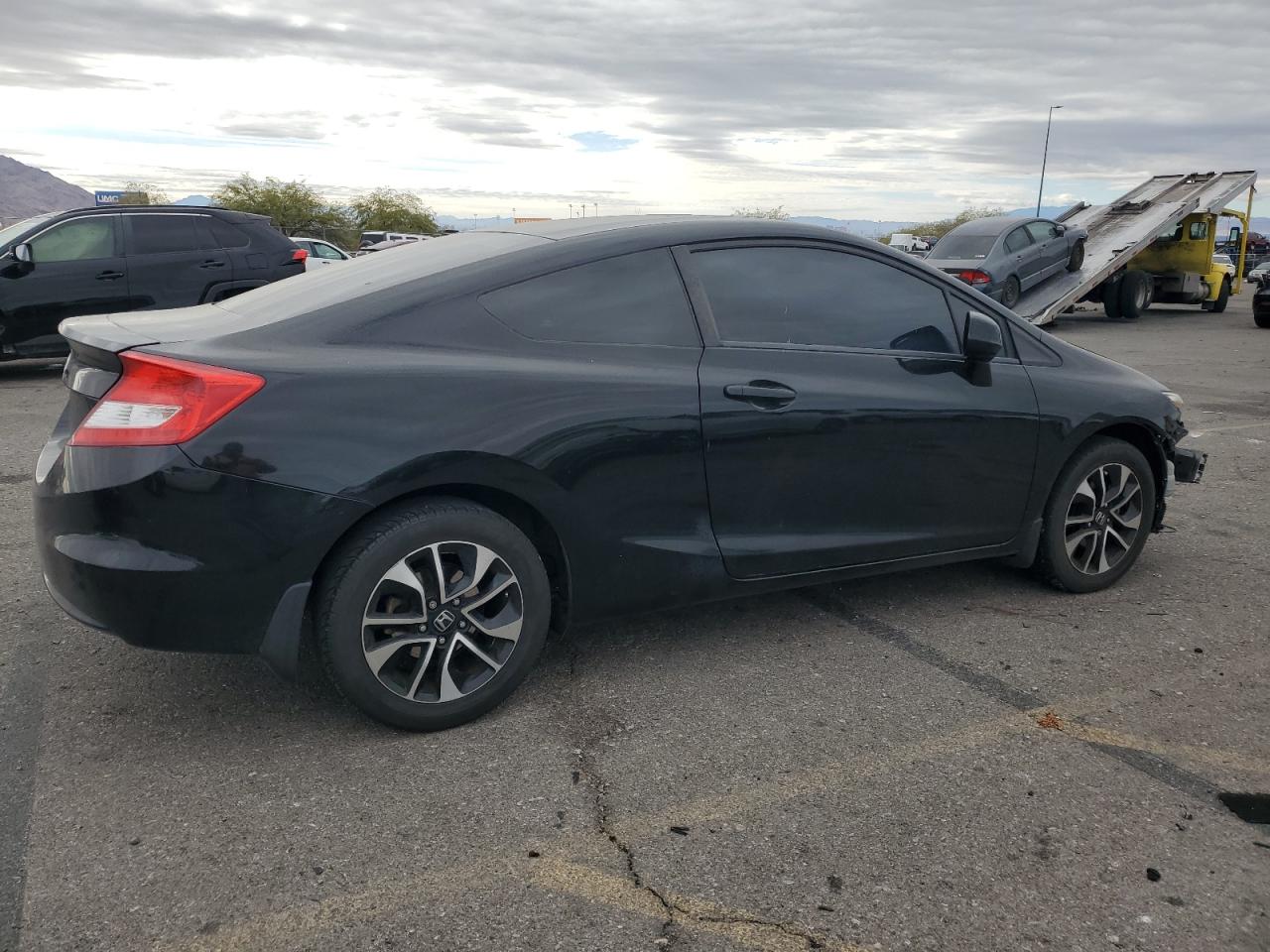 2013 Honda Civic VIN 2HGFG3B85DH501818 Copart auction photo, front end damage thumbnail 3